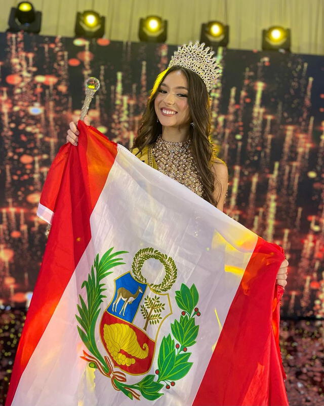 Alexia Barnechea en el Miss Teen Beauty Glogal 2022. Foto: Instagram