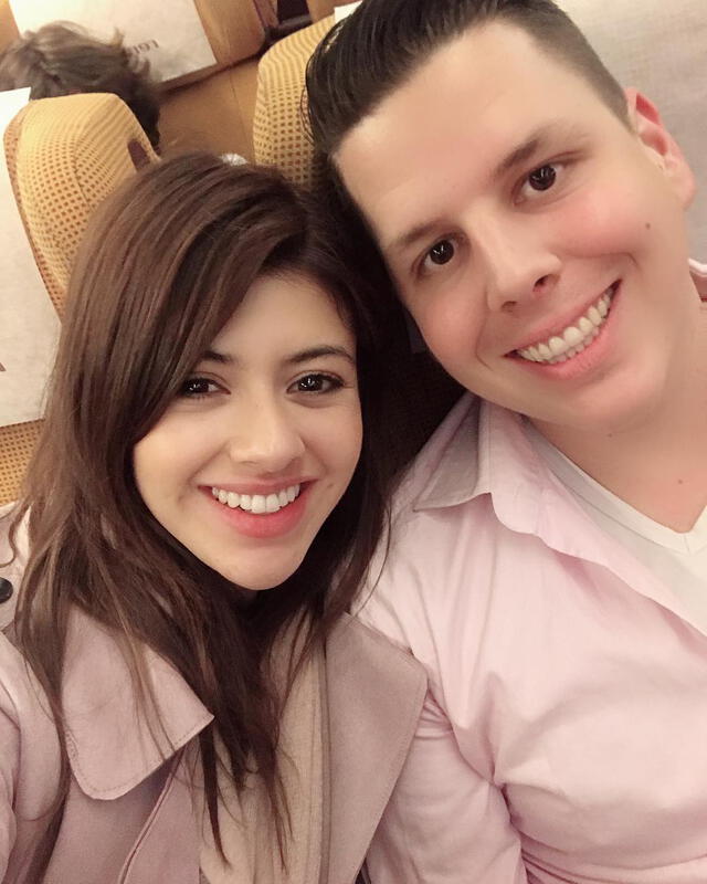 Naela y su esposo español. Foto: Instagram.