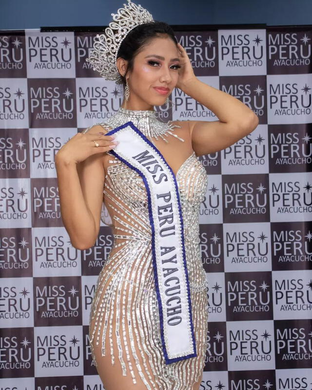 Miss Perú Ayacucho es Lisseth García Flores. Foto: @miss_peruayacucho Instagram