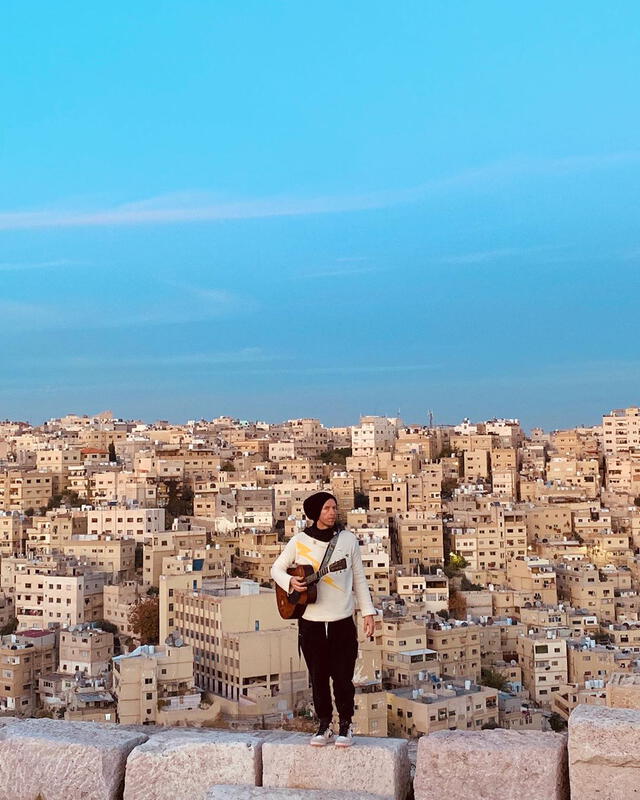 Coldplay en Jordania. Foto: Instagram.