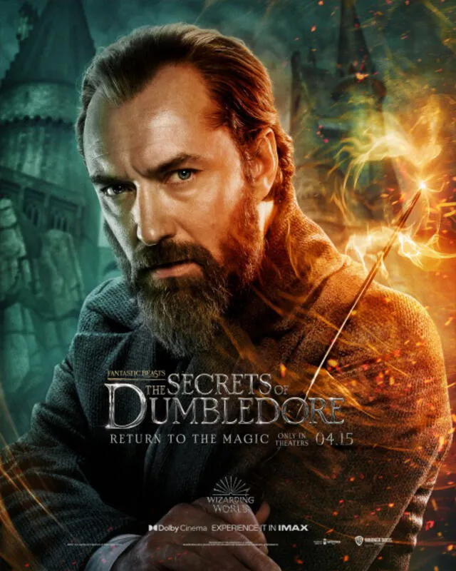 Jude Law como Albus Dumbledore. Foto: Warner Bros.