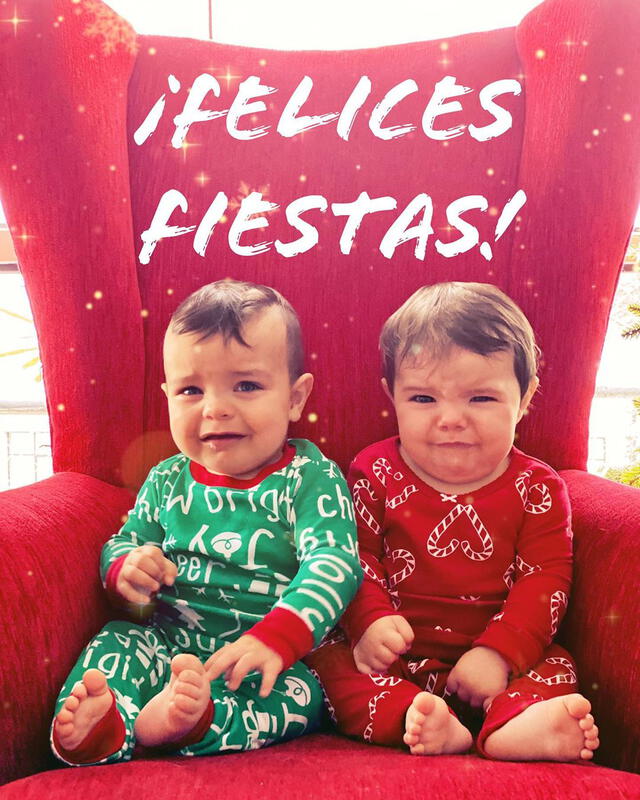 Hijos de Ricardo Morán lloran en postal navideña. (Foto: captura)