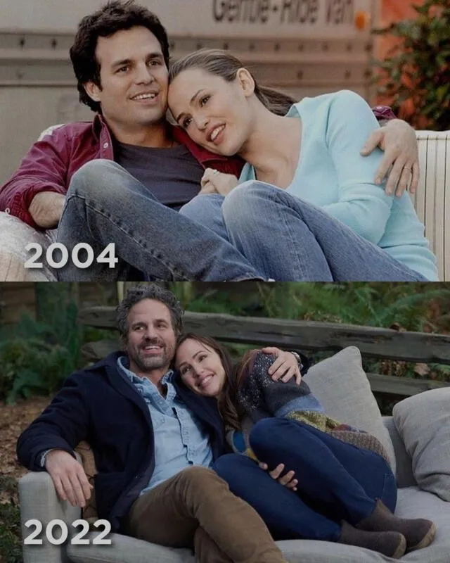 Mark Ruffalo y Jennifer Garner juntos en Proyecto Adam. Foto: Netflix