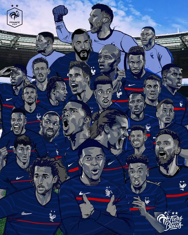 Francia es el último subcampeón de la Eurocopa. Foto: FFF