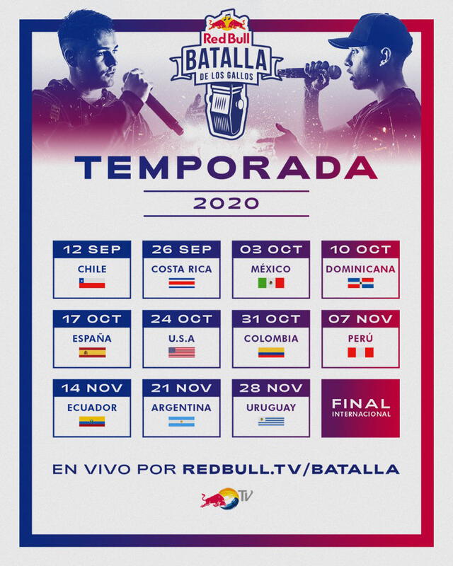 Red Bull Batalla de los Gallos Temporada 2020.