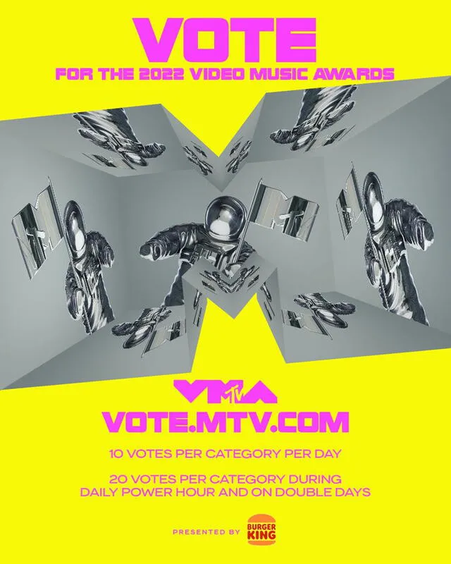 MTV VMAs 2022, cómo votar