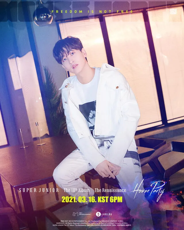 Banner promocional de Eunhyuk de SUPER JUNIOR. Foto: Label SJ