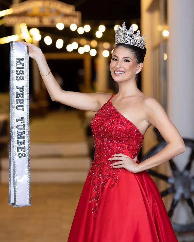 Miss Perú Tumbes 2022 es Malú Jiménez Navarro. Foto: Instagram
