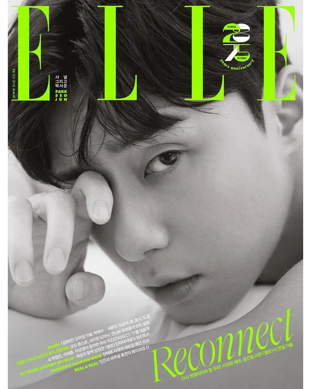 Fotos de Park Seo Joon, actor de Itaewoon class. Foto: ELLE Korea