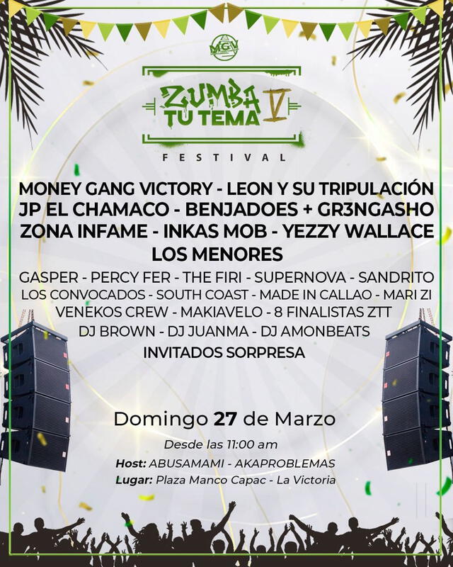 Artistas invitados para Zuma tu tema V. Foto: Instagram Money Gang Victory/Instagram Artistas invitados para Zuma tu tema V. Foto: Instagram Money Gang Victory/Instagram