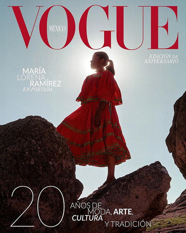 Portada de Lorena Ramírez en Vogue