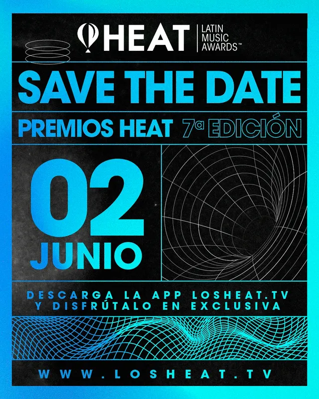 Los Premios Heat 2022 tendrán transmisión online de la app LosHeat.tv