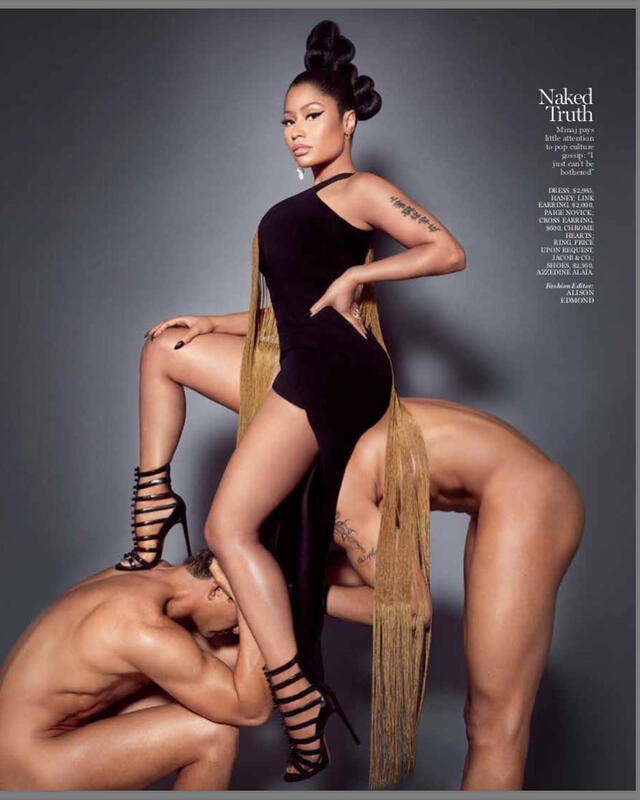 Nicki Minaj y las fotos que causaron polémica en Internet Nicki Minaj y las fotos que causaron polémica en Internet