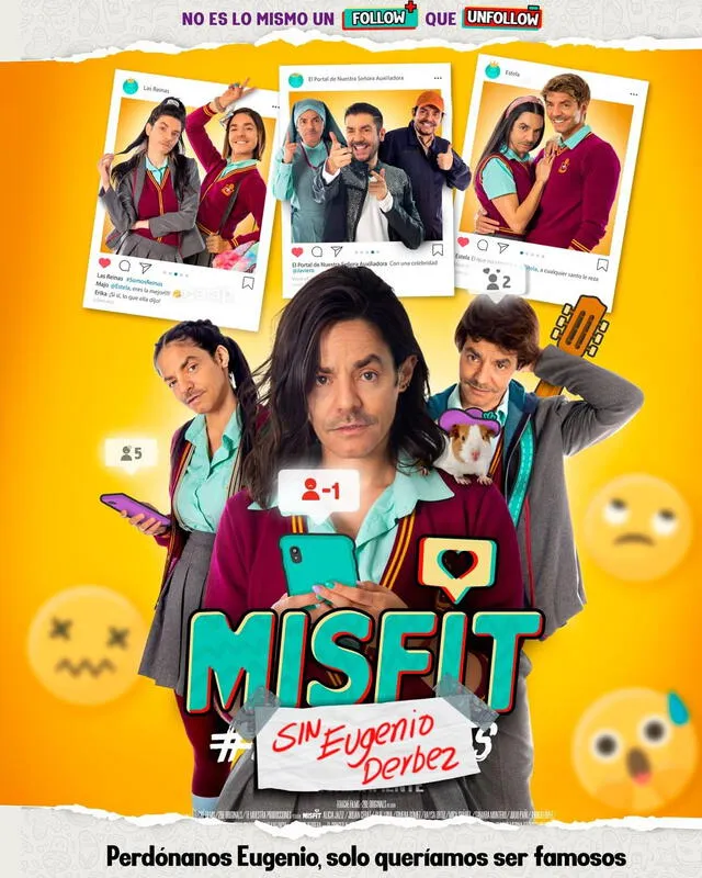 Misfit llegará a los cines a partir del 14 de octubre. Foto: Instagram/@enchufetv
