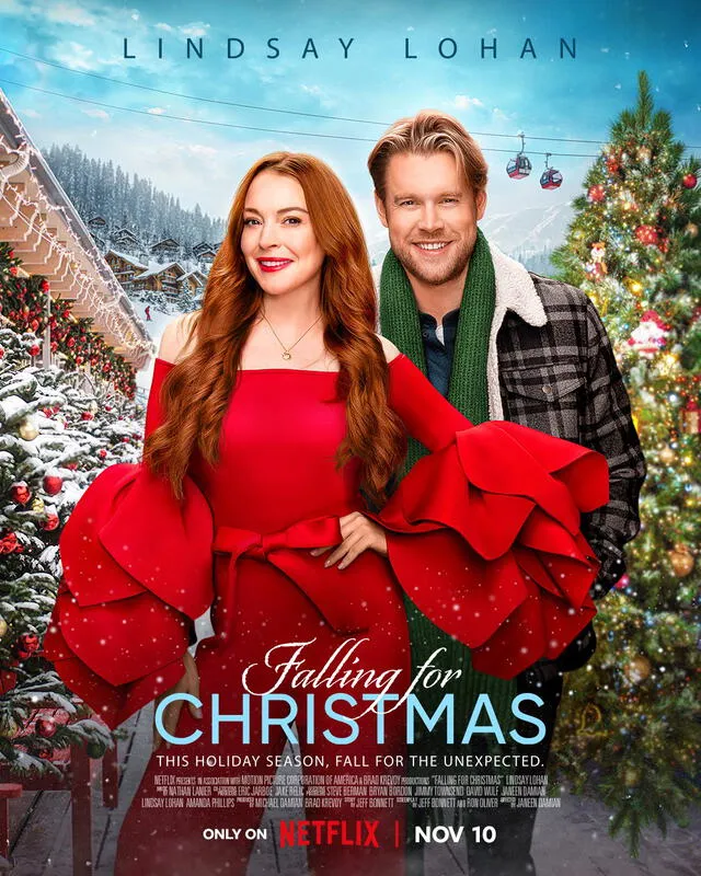 Póster de "Navidad de golpe", la nueva película de Lindsay Lohan