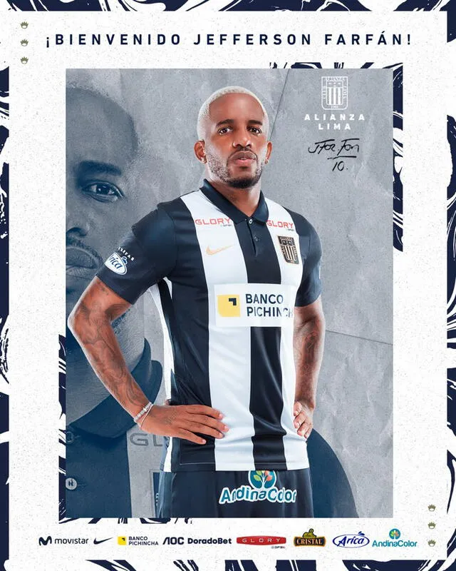 Farfán vuelve al equipo blanquiauzl luego de casi 17 años. Foto: Alianza Lima