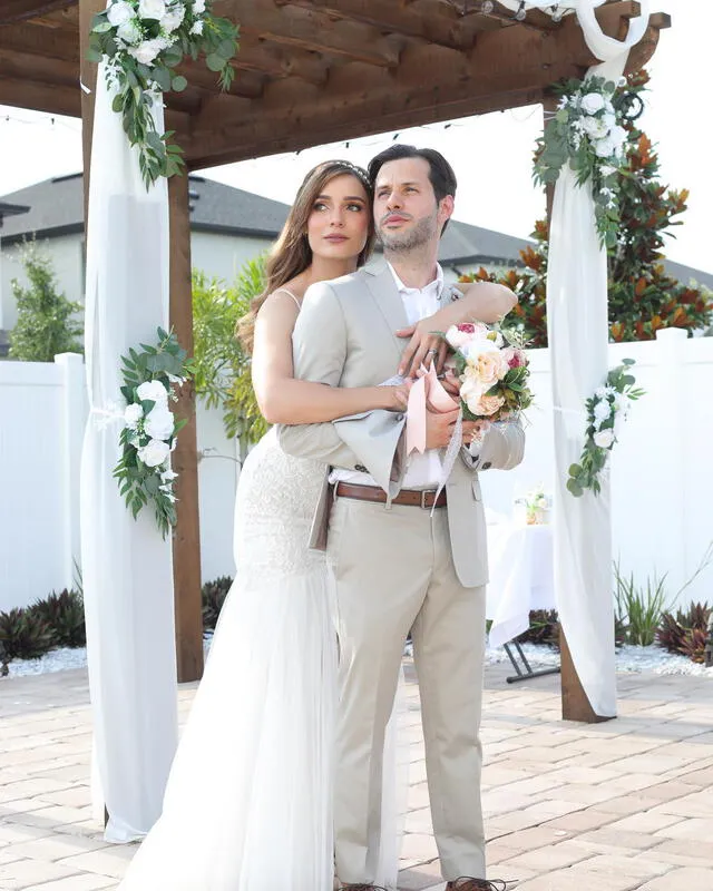 Vanessa Silva y  José Luis Graterol se casaron el 29 de mayo. Foto: Instagram