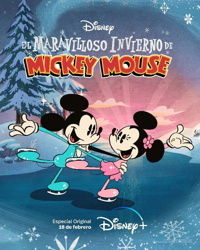 Póster: El maravilloso invierno de Mickey Mouse.