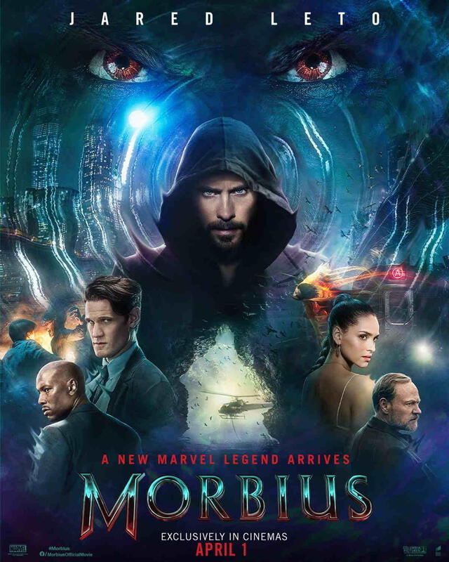 Morbius con Jared Leto se estrena en el Perú el 31 de marzo. Foto: Sony Pictures.