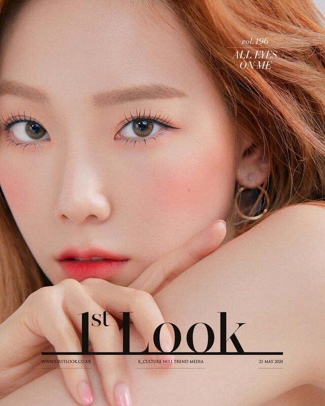 Taeyeon, líder de Girls 'Generation,  fotografiada por Choi Moon Hyuk para la edición de junio de 1st Look Magazine.