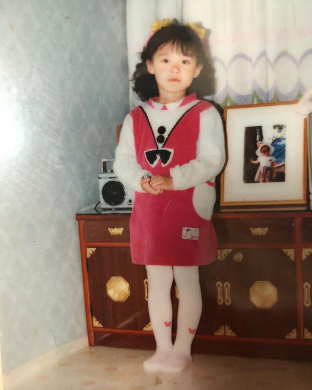Goo Hye Sun a los 4 años. Instagram. 25 de enero 2020.