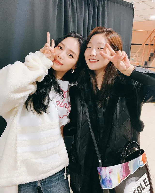 Park So Dam visitó a Naeun de Apink durante su concierto