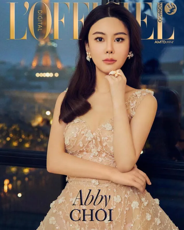 Abby Choi para L'Officiel Monaco. Foto: Instagram/xxabbyc   