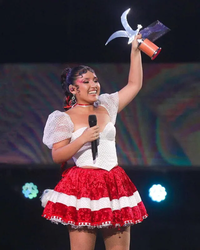  Milena Warthon ganó la Gaviota de Plata en el festival de Viña del Mar. Foto: difusión   