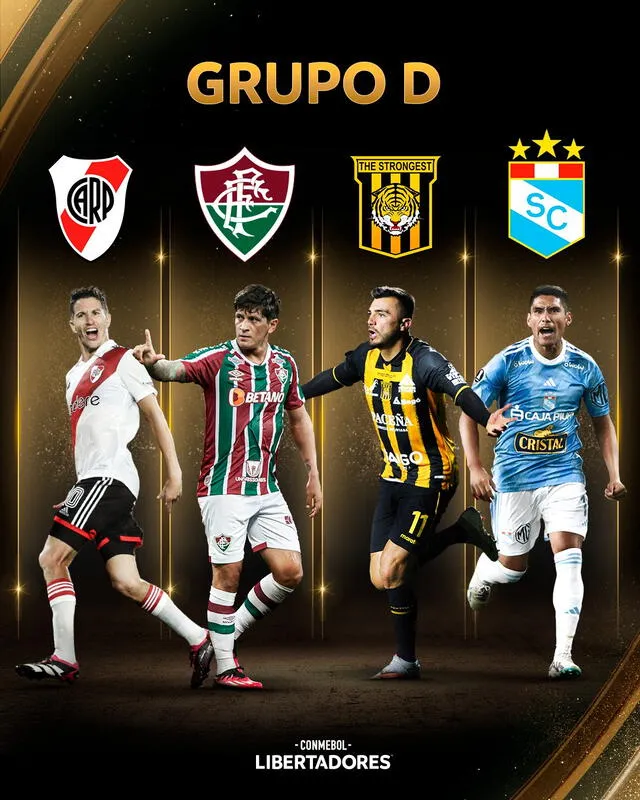 Grupo D de la Copa Libertadores. Foto: Conmebol/Twitter   