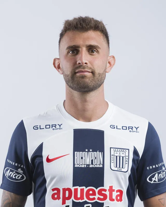 Gino Peruzzi llegó a Alianza Lima en el 2022. Foto: Liga 1   