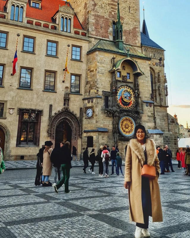  Dianet Flores viajó para estudiar la arquitectura que presentan los países europeos. Foto: Dianet Flores/ Facebook<br><br>    