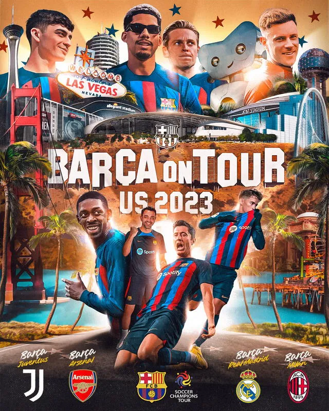 fc barcelona us tour 2023 schedule