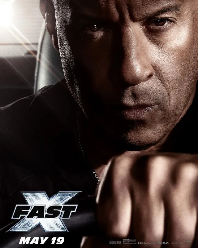  Póster oficial de Toretto para "Fast X". Foto: The Fast Saga<br>   