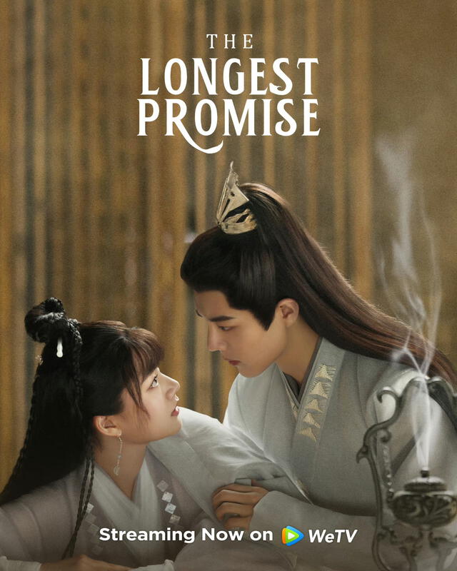  Ren Min y Xiao Zhan en "La promesa más larga". Foto: WeTV   
