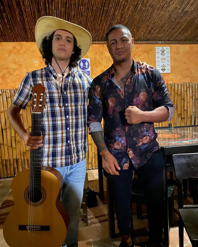  Vasco Madueño junto a Jonathan Maicelo. Foto: Vasco Madueño Instagram<br><br>    