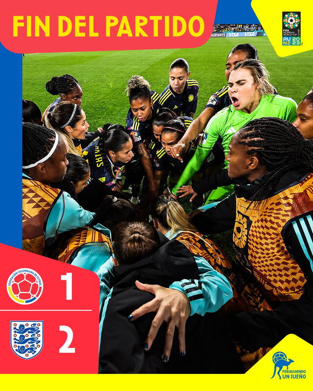 Inglaterra se medirá con España en las semifinales. Foto: Twitter/FCFSeleccionCol    