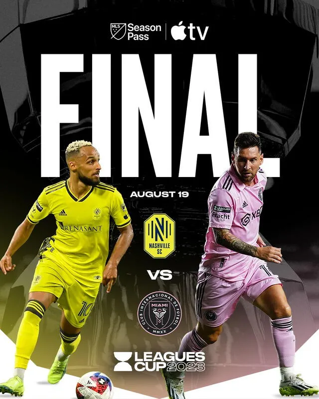 Poster de la final. Foto: Leagues Cup.   