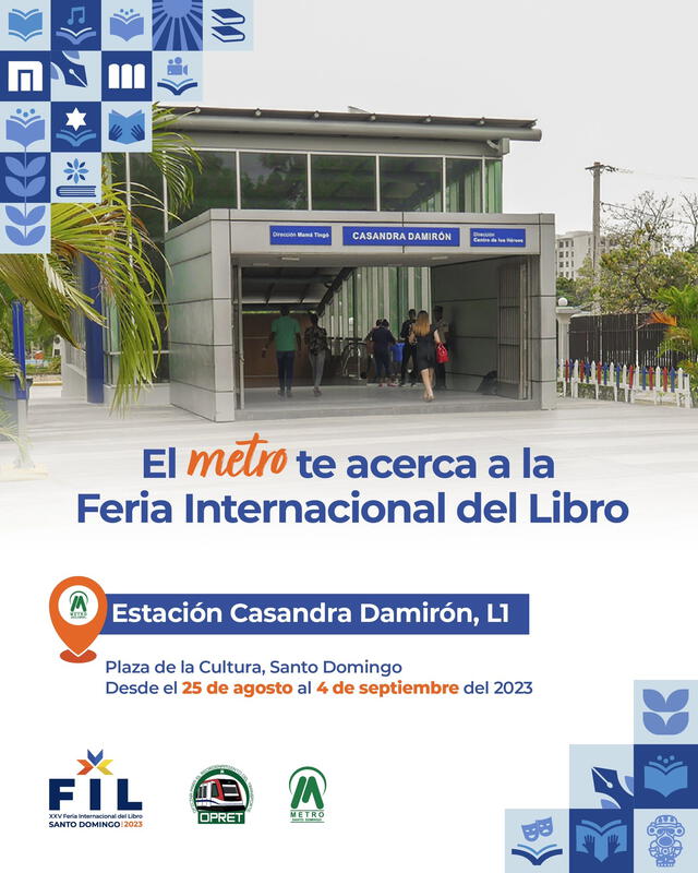 Plaza de la cultura | horario feria de libro 2023 | feria de libro Santo Domingo | FILSD 2023 | Ministerio de Cultura 