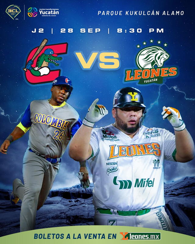 Leones de Yucatán vs Caimanes de Barranquilla EN VIVO