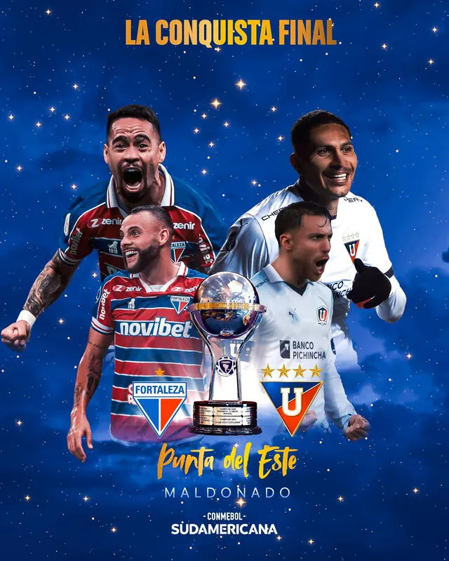 Poster de la final. Foto: Conmebol. 