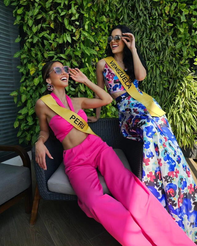 Luciana y Valentina participan por el Grand Miss International 2023. Foto: Luciana Fuster/Instagram