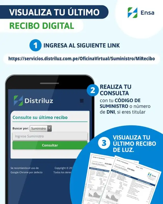 Recibo de luz Ensa Recibo de luz Ensa