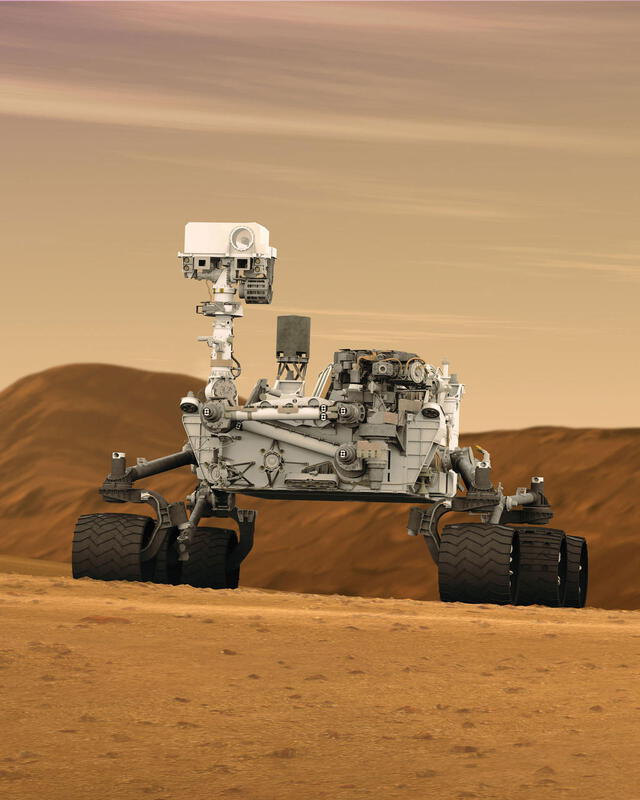  El róver Perseverance es uno de los tres vehículos operativos en la superficie marciana. Foto: NASA  