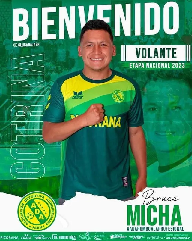 Micha llegó procedente del&nbsp;Club Deportivo Joaquín Bernal de Hualgayoc. Foto: ADA   