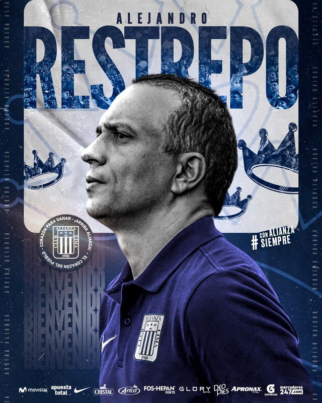 Nuevo entrenador del cuadro blanquiazul. Foto: X/ClubALoficial   