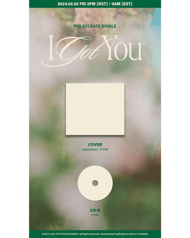  Portada del CD físico de 'I Got You'. Foto: Instagram/TWICE   