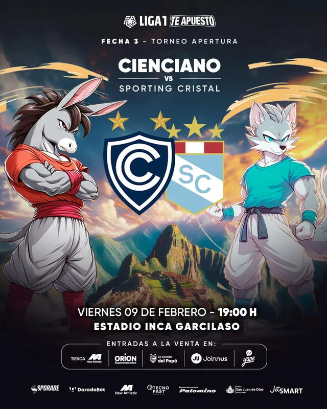 Banner del encuentro. Foto. Cienciano   