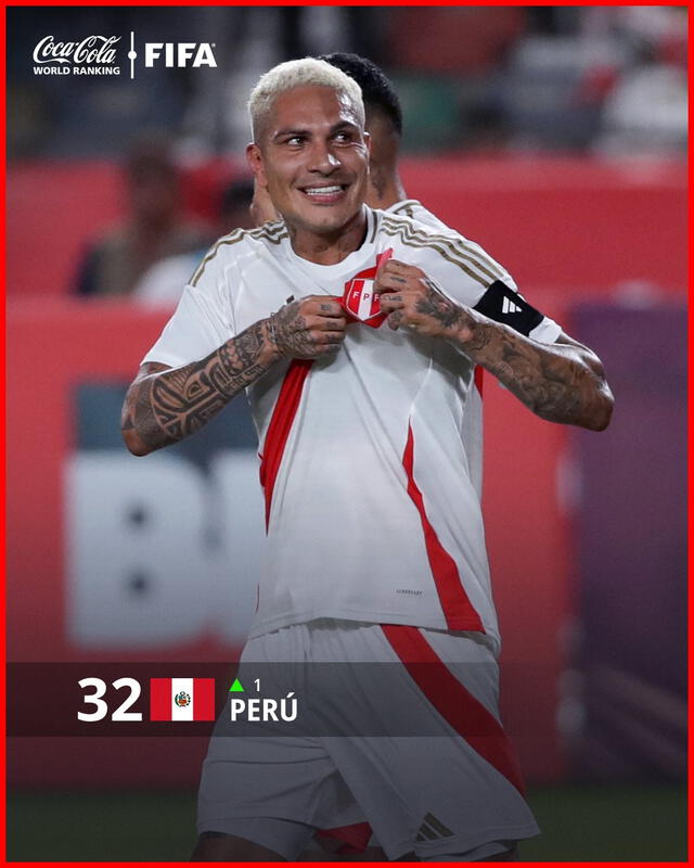 FIFA anunció el nuevo puesto de la selección peruana. <strong>Foto: FIFA</strong>   
