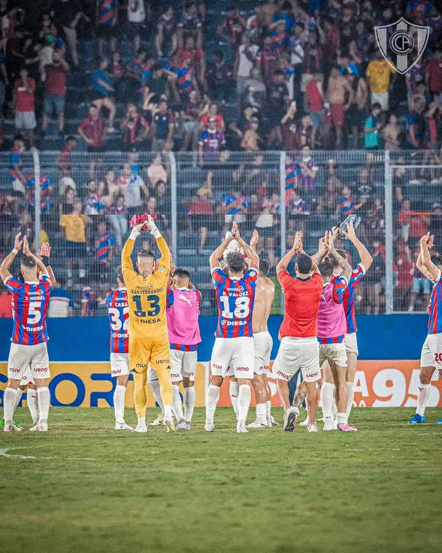 Cerro Porteño es el único escolta de Libertad en la liga paraguaya. Foto: Cerro Porteño   