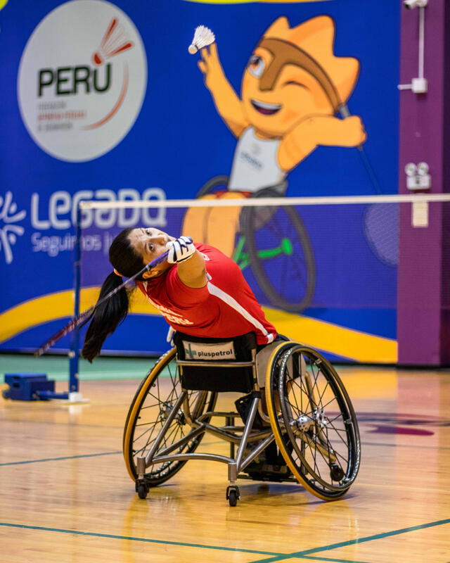 Pilar Jáuregui viene de ganar la medalla de Plata en el Mundial de Parabádminton 2024. Foto: cortesía   